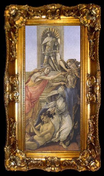 framed  Sandro Botticelli Calumny (mk36), ta009-2